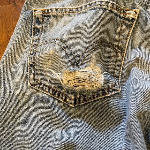 Vintage Levi’s 501 Original Fit Button Fly Jeans Mexico Medium Stonewash - Picture 10 of 16